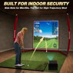10x8 ft Golf Hitting Net with Simulator Screen