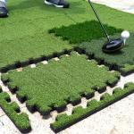 GAIARENA Tri-Turf Golf Hitting Practice Mat