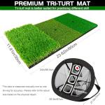 Golf Putting Mat with Hitting Net and Balls