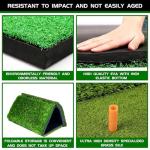 Golf Putting Mat with Hitting Net and Balls