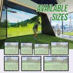 Golf Simulator Impact Screen for Indoor Training