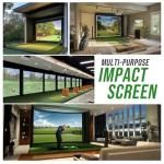 Golf Simulator Impact Screen for Indoor Training