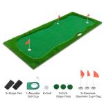 12x5 FT Golf Putting Green Mat with Flags