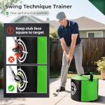 YOREPEK Durable Golf Impact Bag with Target