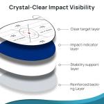 Rubber Golf Mat Tees Set with Storage Bag