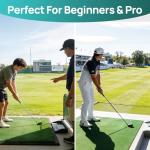 Rubber Golf Mat Tees Set with Storage Bag