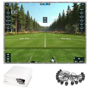 Triple Layer Golf Simulator Impact Screen for Home