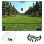 Triple Layer Golf Simulator Impact Screen for Home