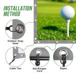 Triple Layer Golf Simulator Impact Screen for Home