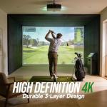 Triple Layer Golf Simulator Impact Screen for Home