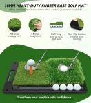 10 x 7FT Golf Practice Net with Hitting Mat