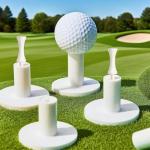 Rubber Golf Tees and Holders Set for Practice