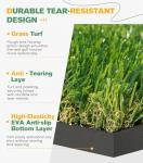 Upgraded Dual-Turf Golf Hitting Mat 5x4ft