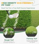 Upgraded Dual-Turf Golf Hitting Mat 5x4ft