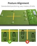 5.2x4ft Dual-Turf Golf Mat with Ball Tray