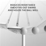 FINGER TEN Golf Rubber Tees 5-Pack for Practice