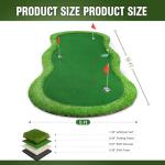 Thickened Realistic Golf Putting Green Mat, 5x10ft