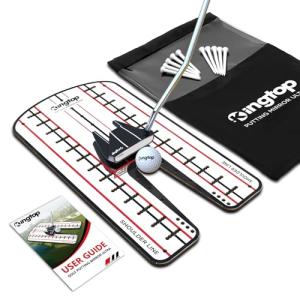 KINGTOP Golf Putting Mirror with Carry Bag