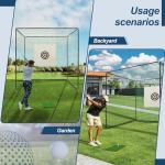10FT Heavy Duty Golf Simulator Net and Enclosure