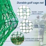10FT Heavy Duty Golf Simulator Net and Enclosure