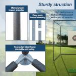 10FT Heavy Duty Golf Simulator Net and Enclosure