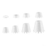 8PCS Wavy Design Indoor Golf Training Tees