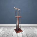 Wooden Golf Club Display Rack for 6 Clubs