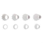 8PCS Wavy Design Indoor Golf Training Tees