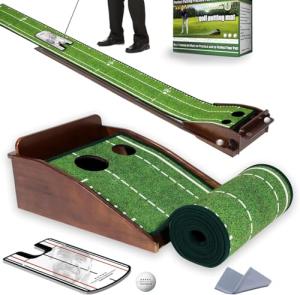 Premium Indoor Putting Green with Ball Return