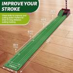 Indoor Golf Putting Green with Automatic Ball Return