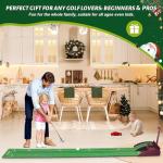 Indoor Golf Putting Green with Automatic Ball Return