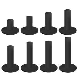 Solvora Rubber Golf Tees - 8 Pack Mixed Sizes