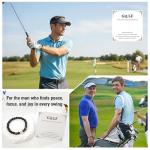 Golf Natural Stone Bead Bracelet for Men