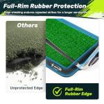 SAPLIZE 19" Golf Hitting Mat for Indoor Practice