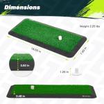 SAPLIZE 19" Golf Hitting Mat for Indoor Practice