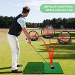 Relilac Golf Chipping Practice Net Set