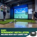 GoSports 10x6 ft Indoor Golf Simulator Turf Mat