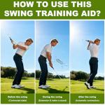 Pro-Level Retractable Golf Swing Trainer Aid
