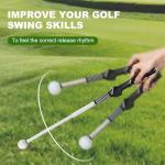 Pro-Level Retractable Golf Swing Trainer Aid