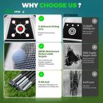 10x7FT Golf Net with Practice Mat and Accessories