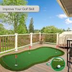 Chriiena 5x10ft Indoor Outdoor Golf Putting Green