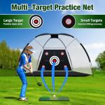 MoKo 10x7 ft Golf Hitting Net and Mat