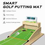 Smart Putting Green Mat with Putt Counter and Training