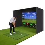 VICCGO 10x8ft Indoor Golf Simulator Enclosure Kit