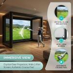 Inflatable Golf Simulator Tent with Projection Screen