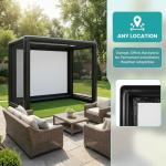 Inflatable Golf Simulator Tent with Projection Screen