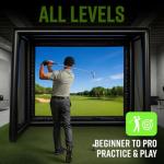 Inflatable Golf Simulator Tent with Projection Screen