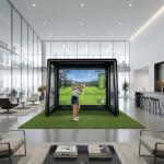 Inflatable Golf Simulator Tent with Projection Screen