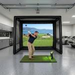 Inflatable Golf Simulator Tent with Projection Screen