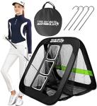 2-in-1 Golf Chipping Practice Net 2.5'×2.5